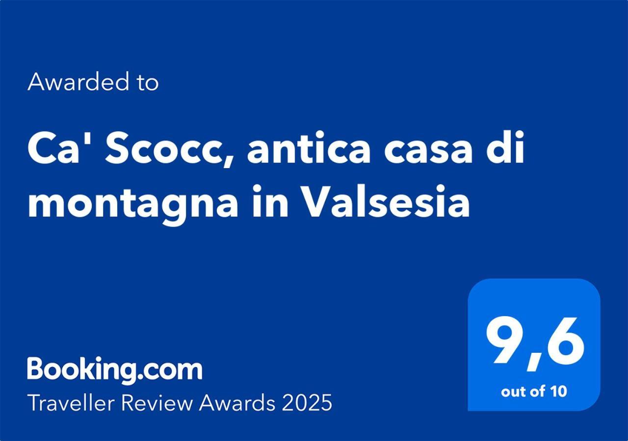 Ca' Scocc, Antica Casa Di Montagna In Valsesia Villa Mollia Eksteriør billede